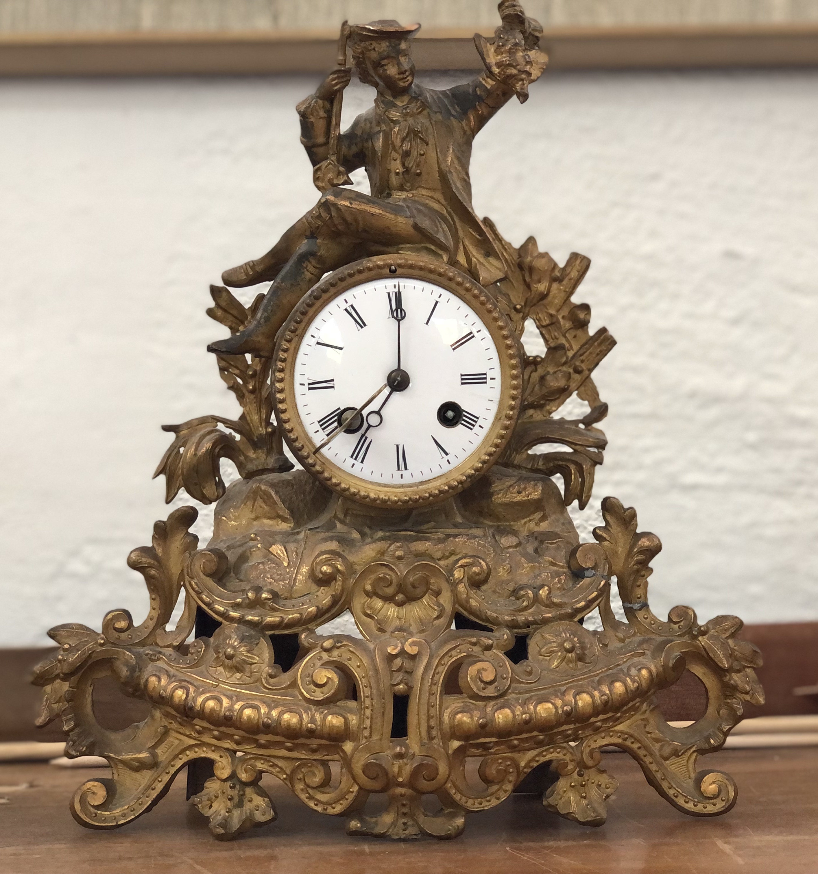 Bordspendyl, nyrokoko, Brunfaut, frankrike