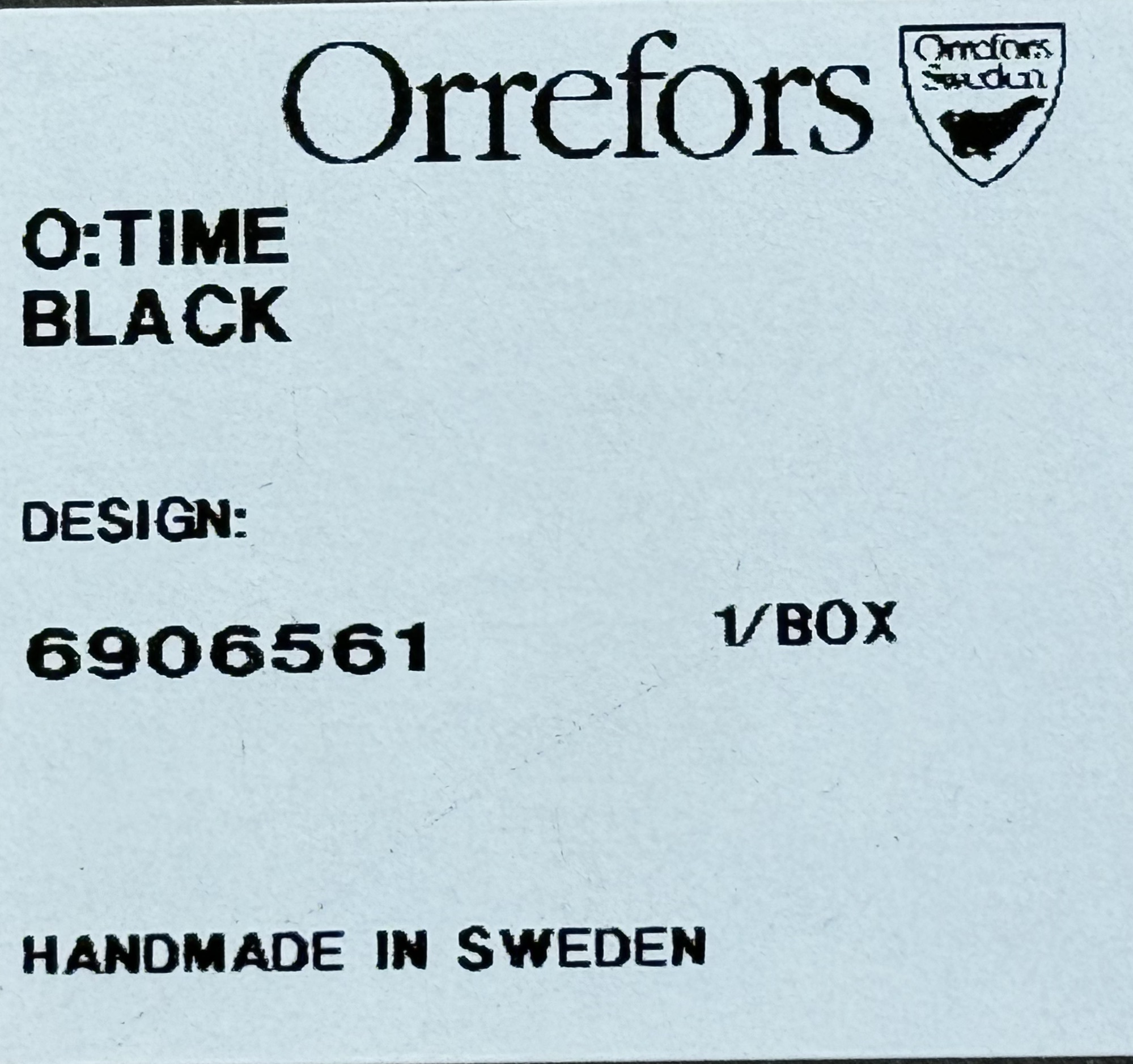 Armbandsur " O:Time", Orrefors