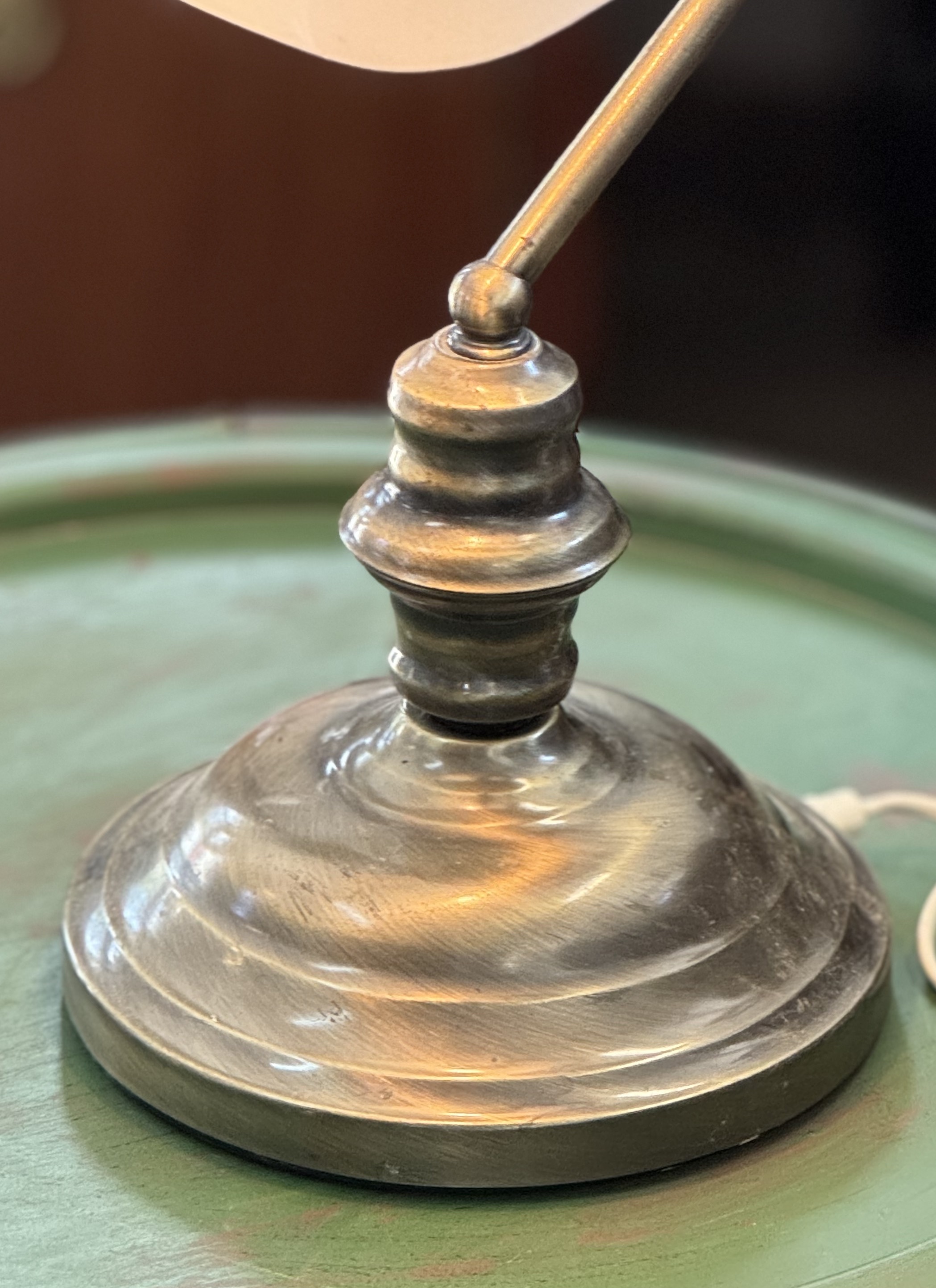 Härlig bordslampa "bankirlampa"