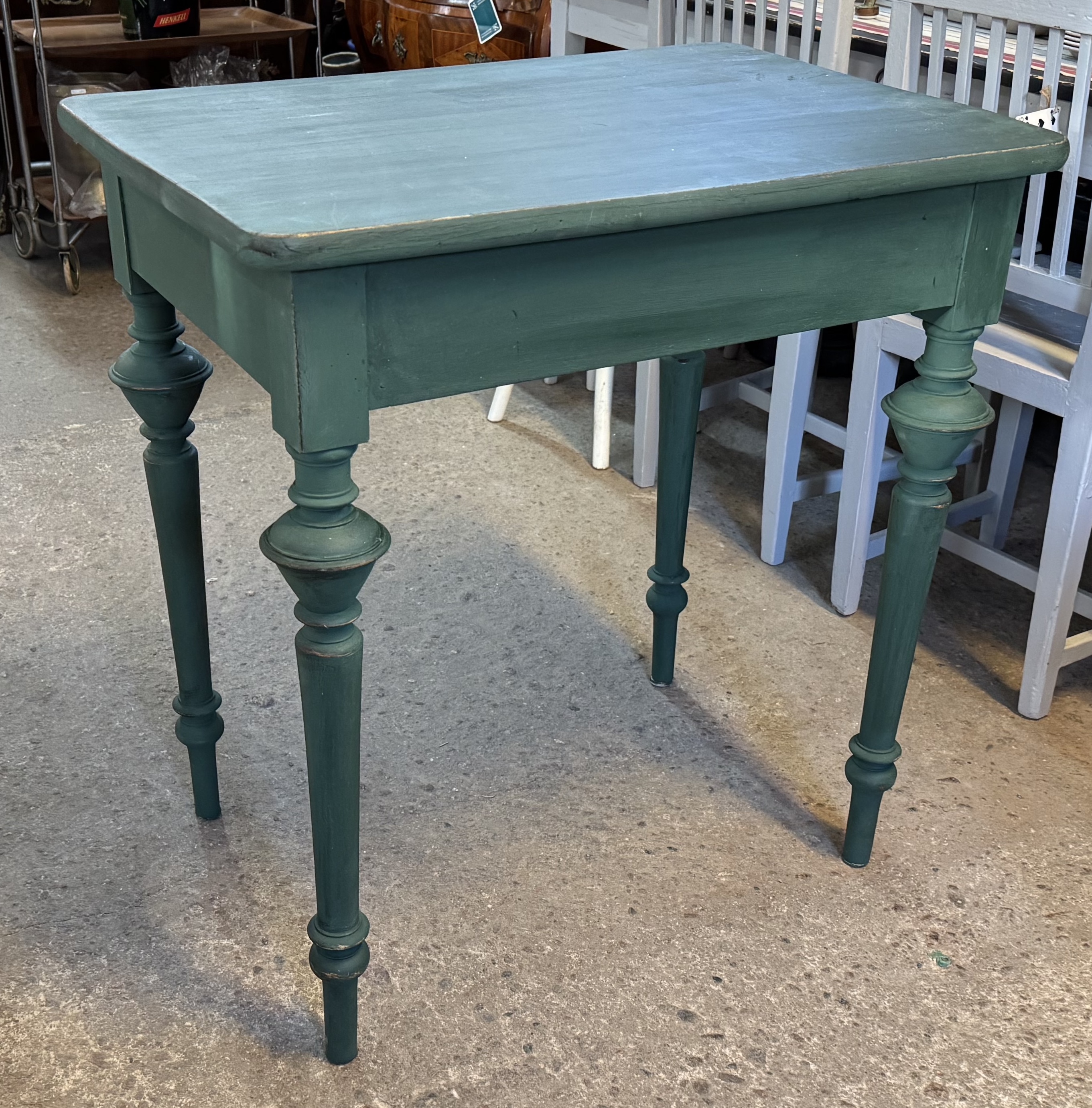 Härligt grönt bord