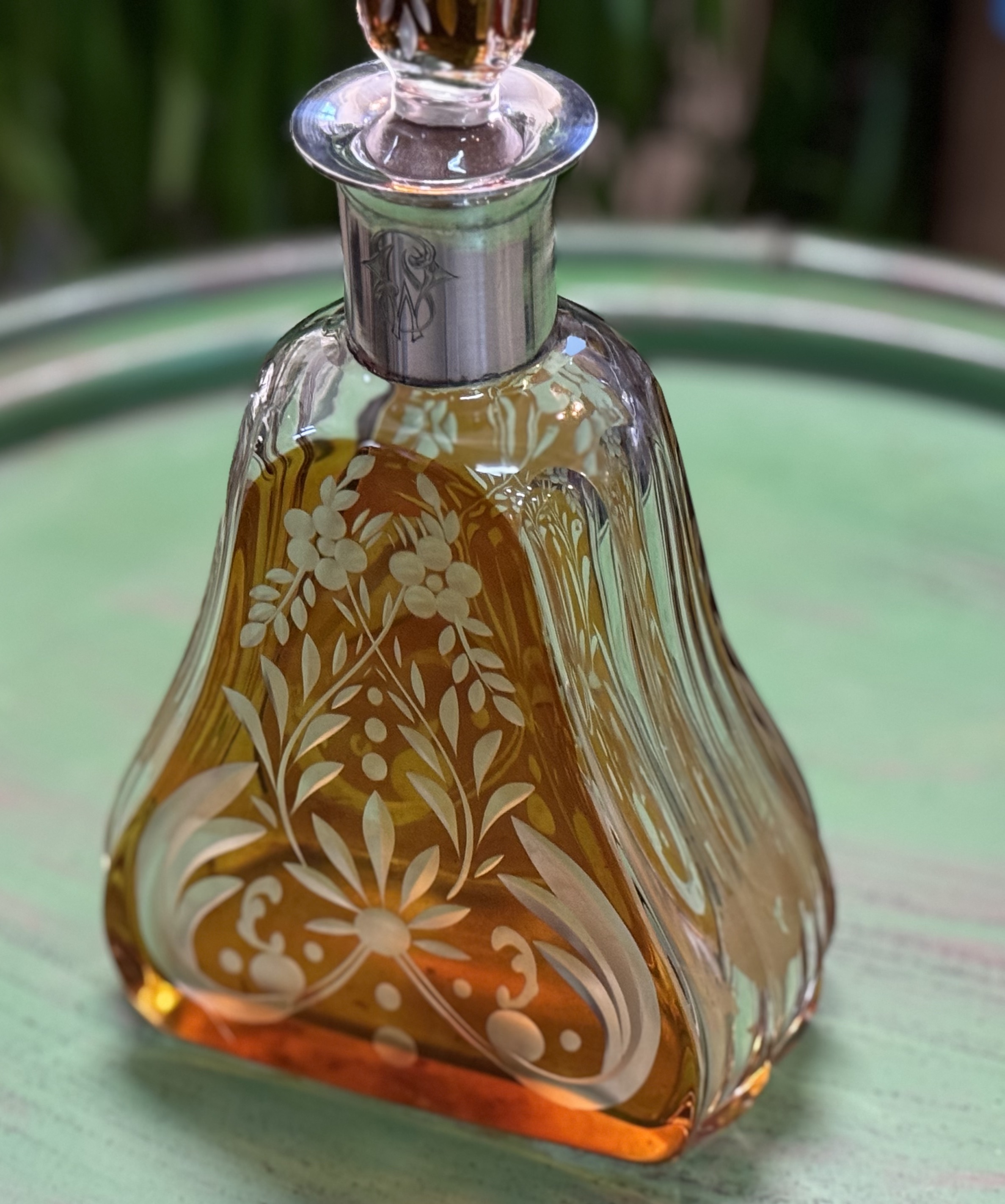 Vacker karaff med silver, Baccarat